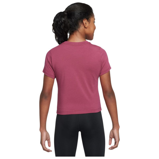 Nike Παιδική κοντομάνικη μπλούζα Sportswear Slim Modal Cropped T-Shirt